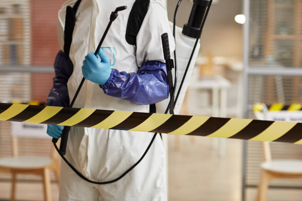 Professional Biohazard technician working in Garden City, NY